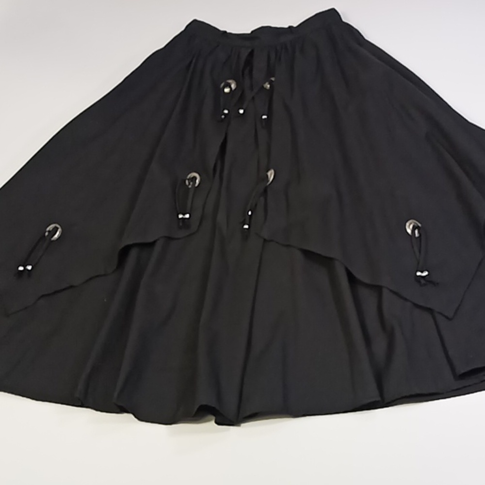 Western Collection Circle Skirt With Conchos Fringe on Outer  Skirt Waist 26 in